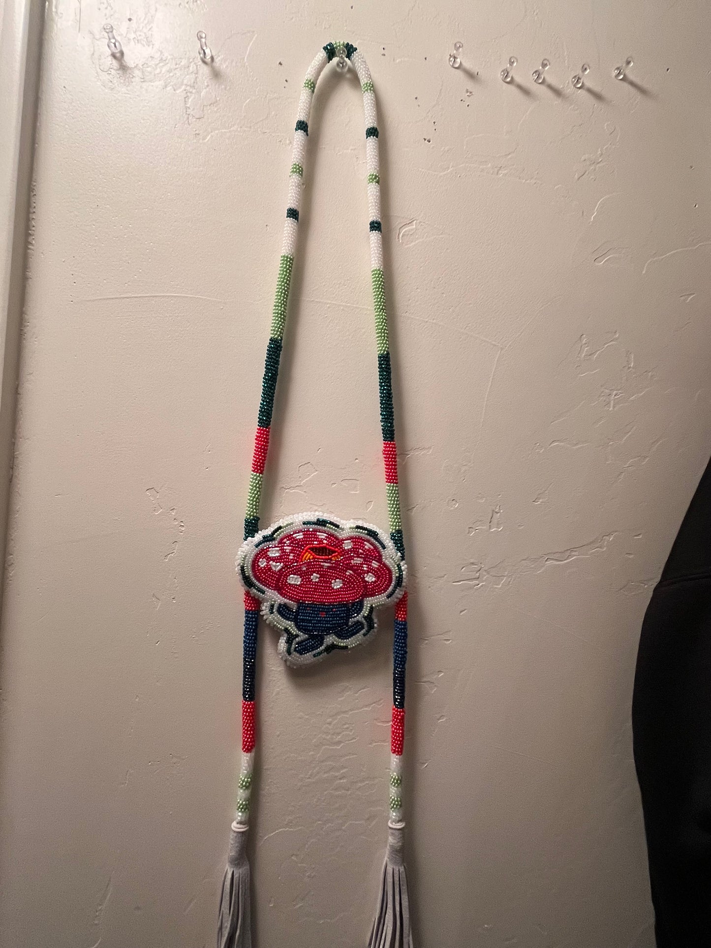 Vileplume Pokemon Beaded Necklace