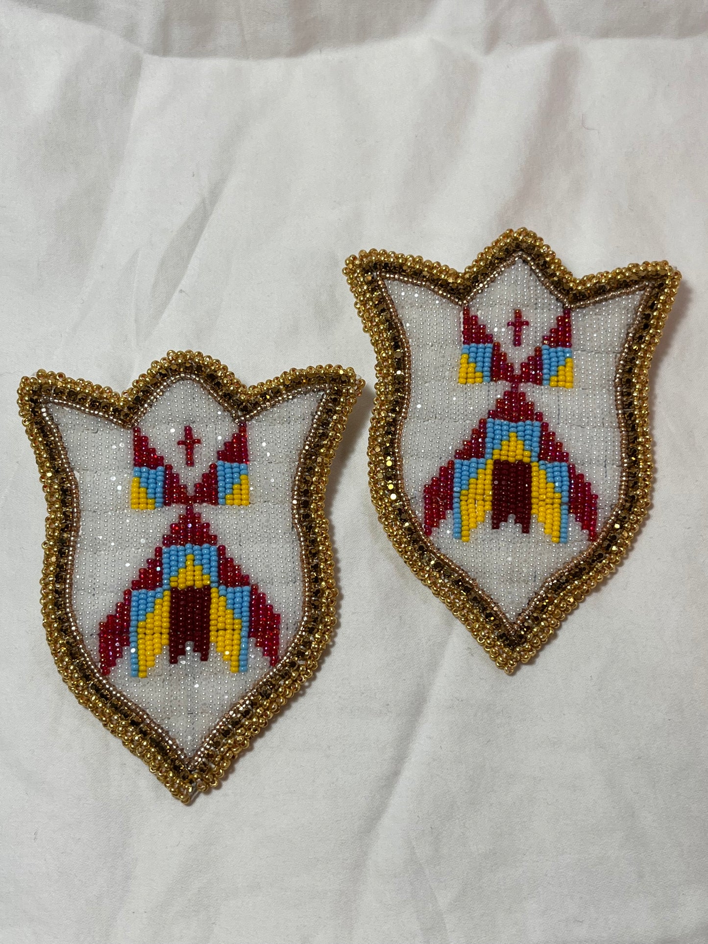Teepee Village Collection 2024, Lakota Beadwork,Ruby 02