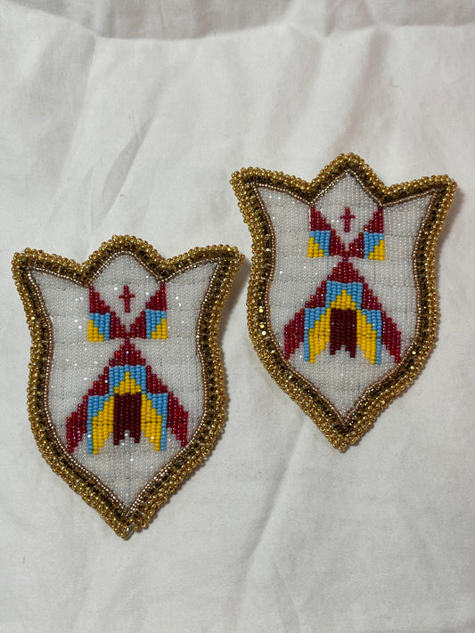 Teepee Village Collection 2024, Lakota Beadwork,Ruby 02