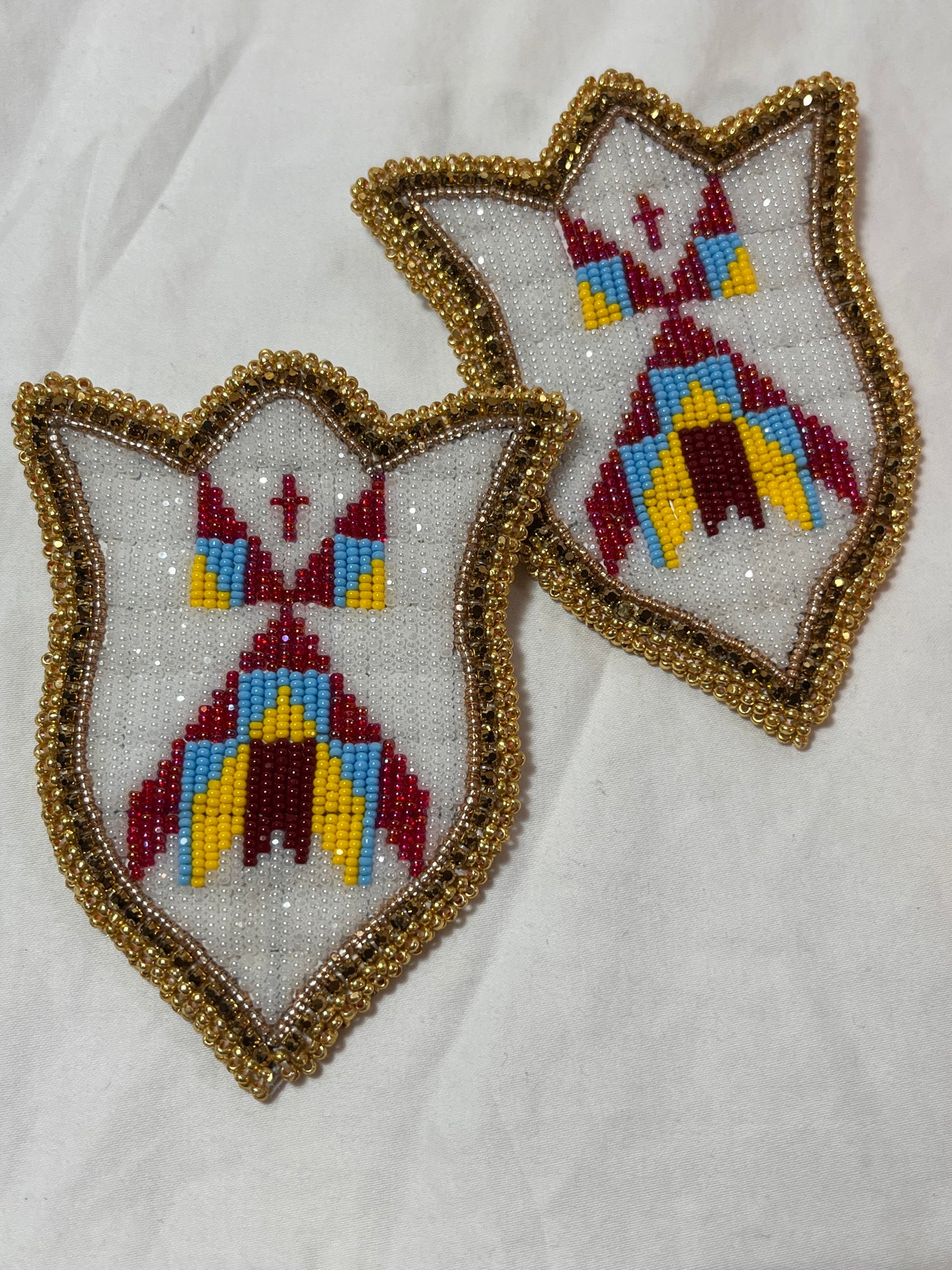 Teepee Village Collection 2024, Lakota Beadwork,Ruby 02
